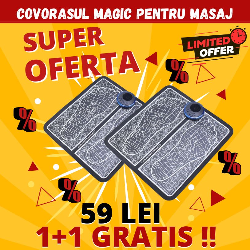 COVORASUL PENTRU MASAJ Talpi 1+1 GRATIS